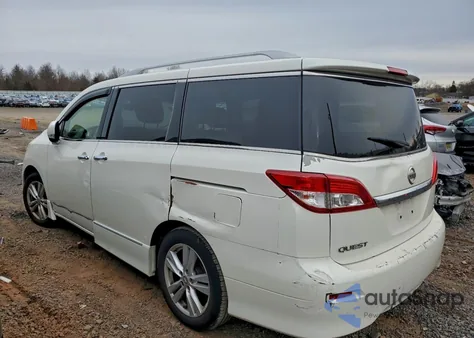 2013 Nissan Quest S from USA, damaged, VIN JN8AE2KP6D9067655